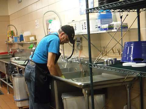 Terry at the St. Marys Area High School Cafeteria